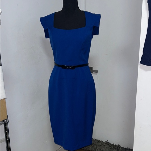 Single Royal Blue Midi Dress - Picture 1 of 11